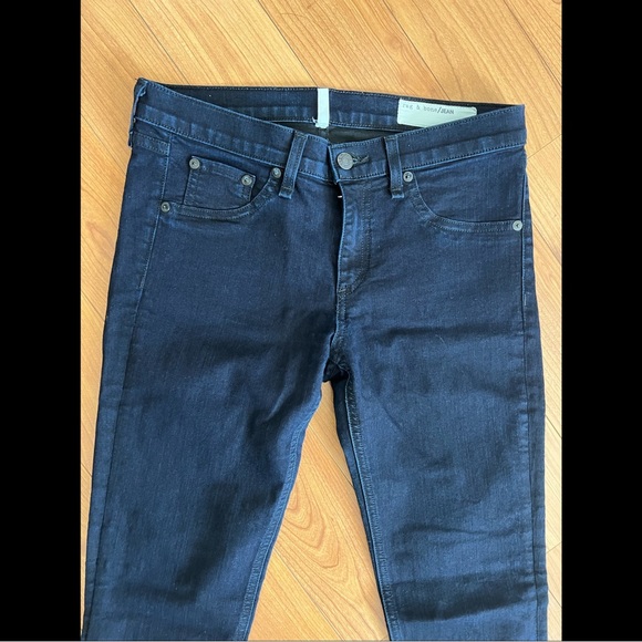 rag & bone The Legging Midnight Wash Jeans Sz 28 - Picture 4 of 7